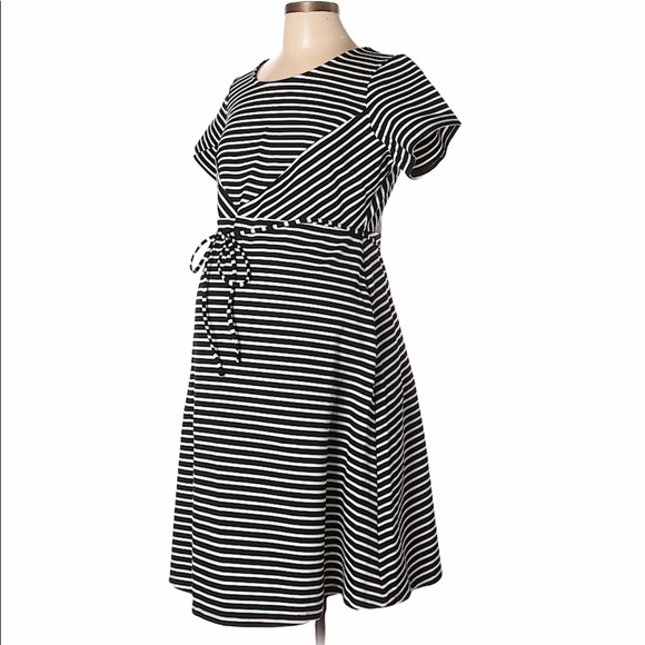 Jessica Simpson maternity striped dress.M - Picture 2 of 8